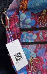 Vive Wheelchair Walker Bag Colorful Floral Machine Washable Water Resistant NWT