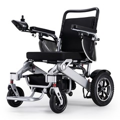 330lb Capacity Intelligent Foldable Electric Wheelchair All Terrain 25 Miles