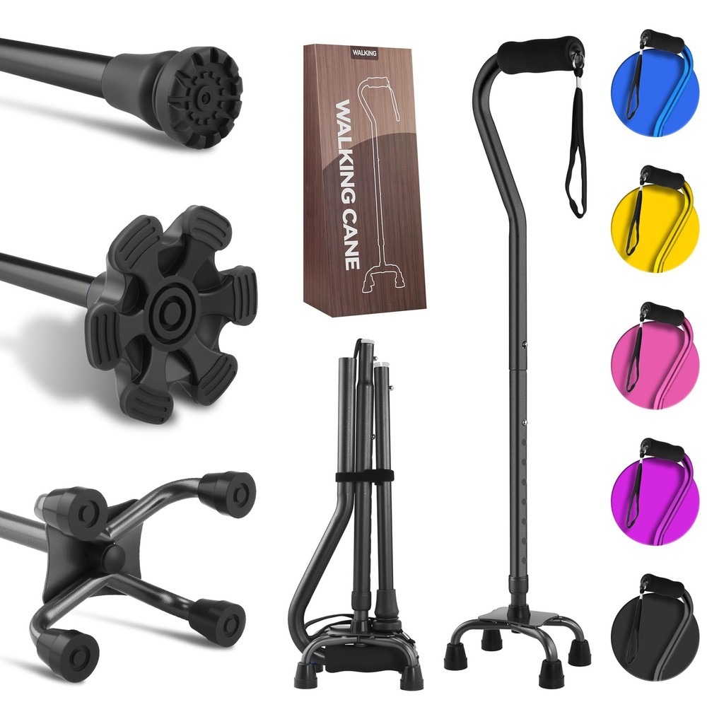 Walking Cane 3 in1 Adjustable Lightweight Walking Sticks from 2937 Inches,Ba…