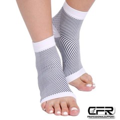 Foot Plantar Fasciitis Arch Support Compression Socks Ankle Heel Brace Copper CF