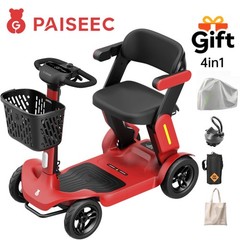4 Wheel Folding Mobility Scooter Electric Power Wheelchairs 25miles Long Range