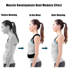 Posture Corrector for Kids Adjustable Back Straighter with Shoulder Small