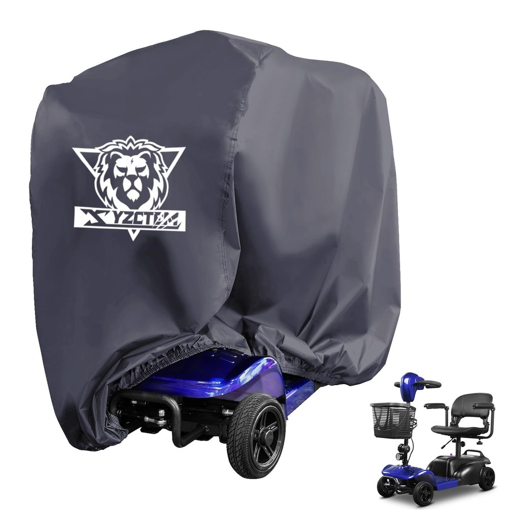 XYZCTEM Mobility Scooter Storage Cover, Heavy Duty 420D Polyester Oxford Waterpr