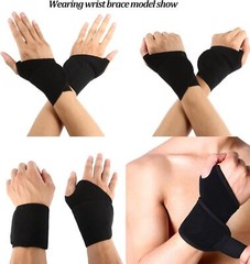 Wrist Brace Sports Band Wrap Adjustable Support Gym Strap Carpal Tunnel Bandage