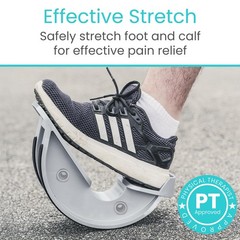 Vive Foot Rocker – Calf Stretcher for Achilles Tendinitis, Heel, Small, Gray