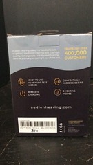 Audien Atom One Rechargeable OTC Hearing Aids DAMAGE BOX (B10)