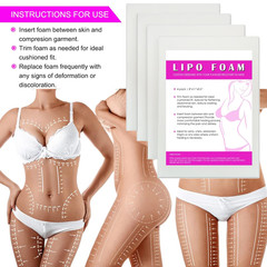 4 Pack Lipo Foam Post-Surgical Ab Board Flattening Abdominal Compression Board f