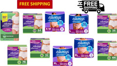 Always Discreet Adult Incontinence & Postpartum Underwear for Women S/M/L/XL/XXL