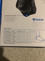 Ossur FormFit Ankle Figure Quick Lace Up Size Medium