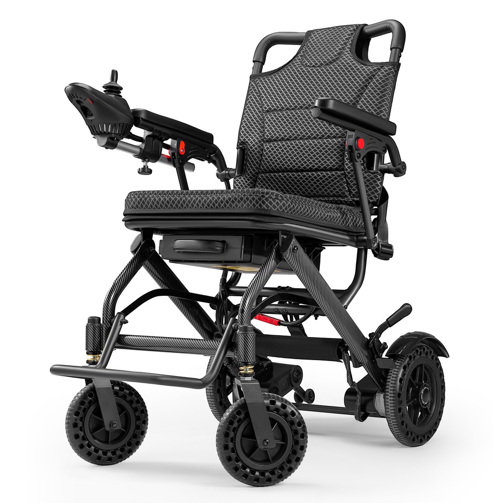 38Lbs Foldable Electric Wheelchairs Intelligent Lightweight Wheelchair Airline