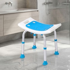 400 Lbs Capacity Bath Seat with Non Slip Suction Feet for Disabled and Elderly
