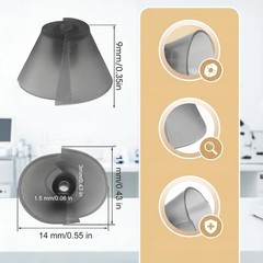 10 Counts Hearing Aid Ear Tips Replacement Fit Standard Receiver Tulip Domes Dar