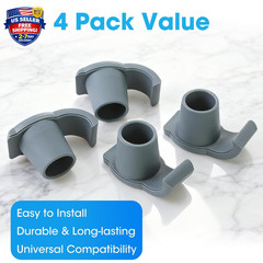 4 Pack Walker Skis Glides Universal Sliders for Folding Walkers Ideal Mobility