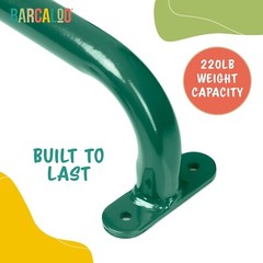 37 Inch Playground Accessories Metal Safety Handles – Long Green Grab Handle …