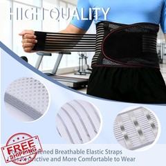 ChromaBloom Back Support Gray X-Large Waist Belt