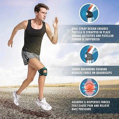 Knee Brace Support Neoprene Patella Stabilizing Compression Straps Adjustable US