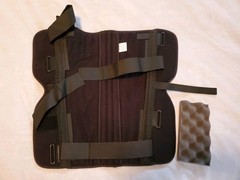 DJO Donjoy Universal 20 Inch 3 Panel Straight Leg Support Knee Immobilizer Brace