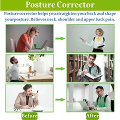Back Posture Corrector Shoulder Straight Support Brace Belt Therapy Men Women