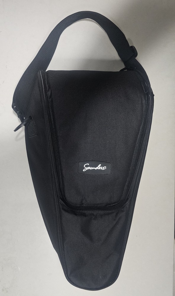Saunders Tool Bag Carry Case Black Shoulder Strap Electrician Organizer Storage
