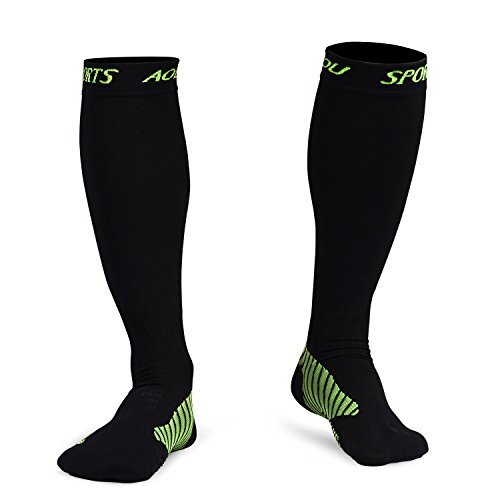 Men Women Compression Socks Stockings by Pacearth Calf Leg Sports 20-30mmHg