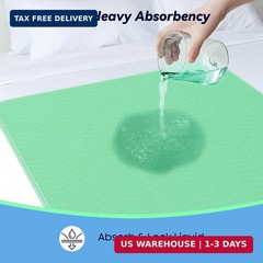 FYGRIP 4 Pack 36″ x 36″ Extra Heavy Absorbency Washable Underpads, Waterproof Qu