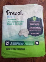 Prevail NU-FIT Daily Briefs Incontinence Pants Bariatric A Max, 62-73″, 4 packs