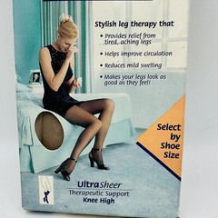 JOBST SupportWear Ultra Sheer Pantyhose 8-15mmHg* Size M Silky Beige