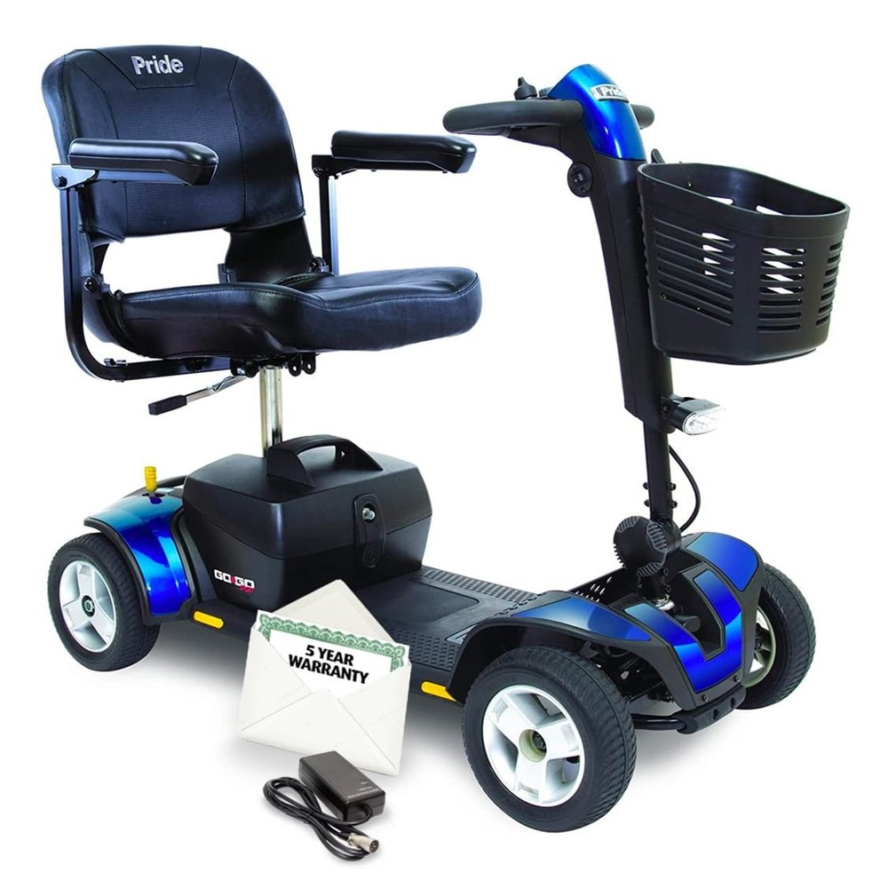 Pride Mobility S74 Go-Go Sport 4-Wheel Electric Mobility Scooter For Adults