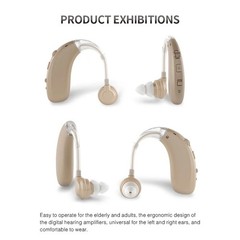 Rechargeable Digital Hearing Aids Advanced Noise Canceling For Elderly Users