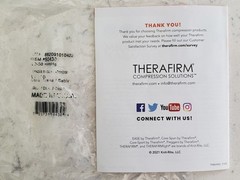 THERAFIRM EASE Women’s Compression Pantyhose 20–30 mmHg Lrg. Short Sand Open Box