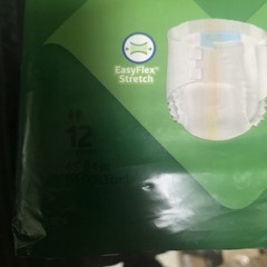 2 New 1 Open Package Fit Right Briefs Disposable Underwear 3XL 65-84″ Waist 34ct