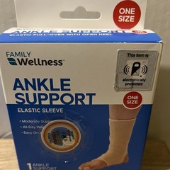 Family Wellness Ankle Support not made with natural rubber latex 1 Ancle Support