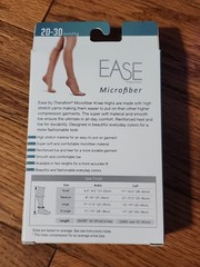 Ease Microfiber Knee Highs Womens 20-30 mmHg (Sand) Size Medium Long 62026