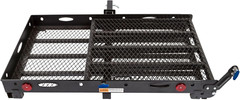 48″ X 28″ Steel Scooter Wheelchair Carrier W/60 Ramp, 500 Lb. Cap, Folding, Hitc