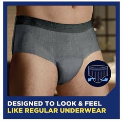 64 Count Tena S/M Maximum Plus Coverage Mens Incontinence Underwear Bladder