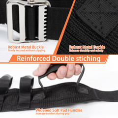 Premium 6-Handle Gait Belt ,Transfer Belt for Transfer & Walking Waist Assist