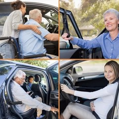 3pcs Mobility Independence Kit: Portable Standing Aid,Car Grab Handle Auto