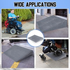 Kritkin Eva Foam Threshold Ramp Lightweight Non Slip Doorway Ramp For