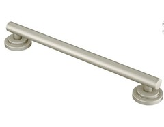 Moen YG0724BN ISO Bathroom 24-Inch Designer Grab Bar in Brushed Nickel
