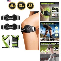 Patellar Tendon Support Strap, Silicone Knee Brace for men women, Adjustable …