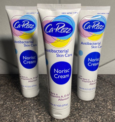 NEW 3-pack Ca-Rezz Antibacterial Skin Care Norisc Cream 9.7 oz