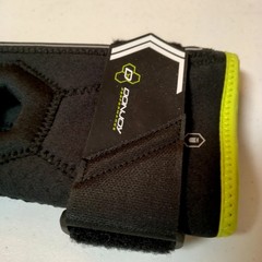 Don Joy Performance Stabalizing Knee Sleeve Small Black Green Neoprene 2 Strap
