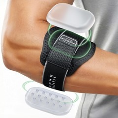 Rakiie Tennis Elbow Brace Adjustable with Silicone Pads for Pain Relief