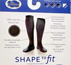 Dr. Comfort Shape To Fit – Casual Cotton Compression Socks For Men 20-30 mmHg