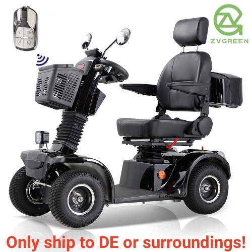 Four Wheel Travel Mobility Scooter 500W 48V 20AH Battery Motor for Adult Senior