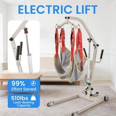 Electric Patient Lift Medical Transfer 510LBS Mobility Transfer Chair For Paraly