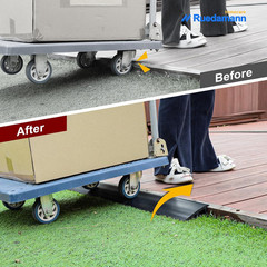 3.3 Ft Rubber Threshold Ramp for Doorways – Edge Reducer & Trim