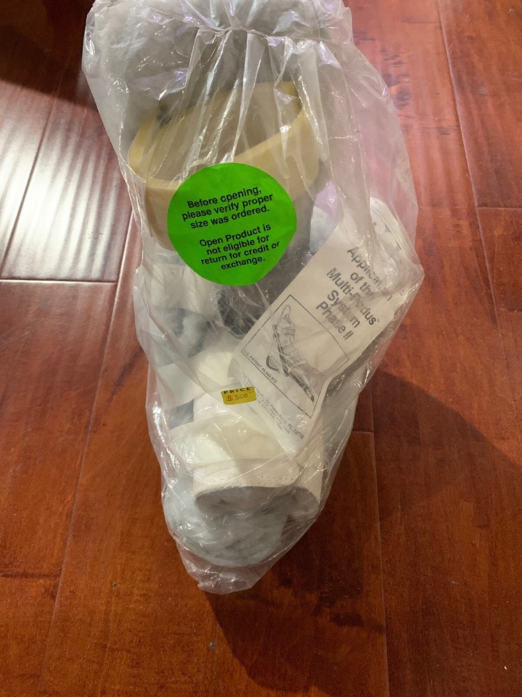Vintage RCAI Foot Orthosis Phase II Boot Brace + inversion eversion kit L Or S