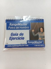 RangeMaster Shoulder Pulley Flip Chart Exercise Guide English & Spanish