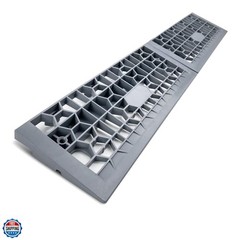 Modular Threshold Ramps for Doorways, 1″ Rise Wheelchairs Ramps for Home Indo…
